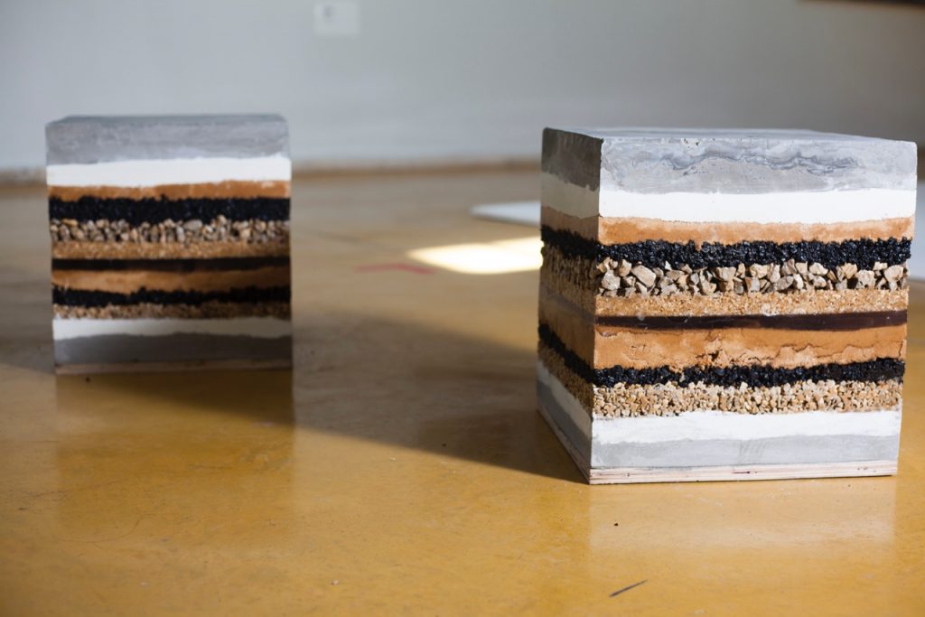 נרדין סרוג'י, "Holy Slice", פסל, 2016